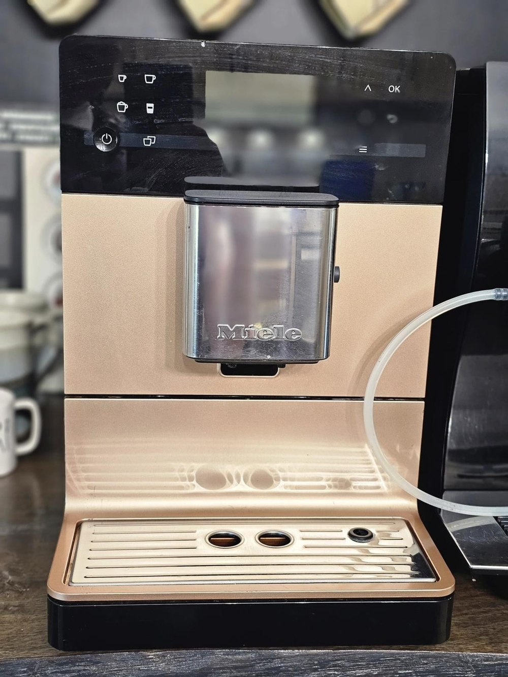 Miele Espresso Machine - Champagne Gold